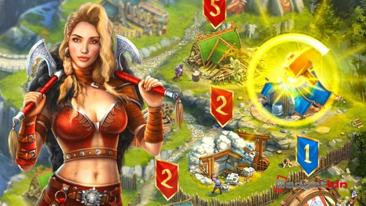 Vikings of clans. Браузерная игра Викинги.